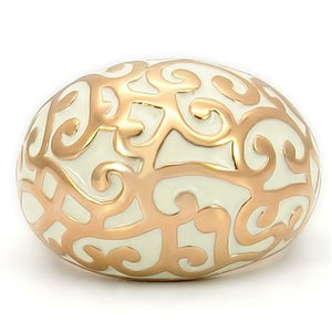0W210 Rose Gold Brass Ring with No Stone in No Stone