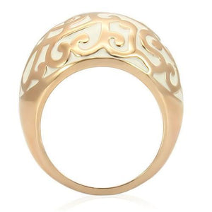 0W210 Rose Gold Brass Ring with No Stone in No Stone