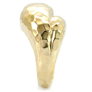 1W036 Gold Brass Ring with No Stone in No Stone