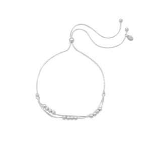 Double Strand Beaded Friendship Bolo Bracelet - Joyeria Lady