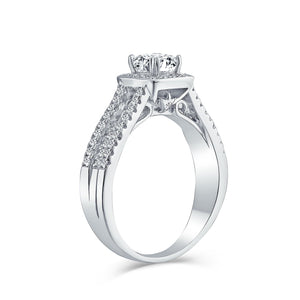 2CT Round Solitaire AAA CZ Engagement Ring 925 Sterling Silver