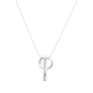 Oxidized Military Mom Charm