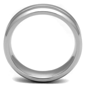 TK2917 High polished (no plating) Stainless Steel Ring with No Stone in No Stone
