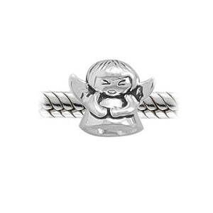 Guardian Angel Inspirational Bead Charm 925 Sterling Silver