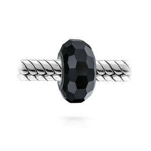 Murano Solid Glass Sterling Silver Bead Charm Spacer More Colors