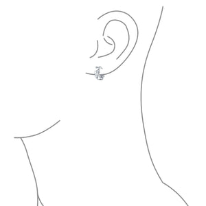 Twist Rope Kpop Hoop Earrings Gold Plated Sterling Silver