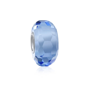 Murano Solid Glass Sterling Silver Bead Charm Spacer More Colors