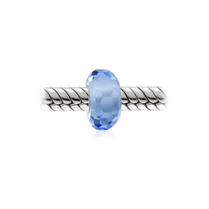 Murano Solid Glass Sterling Silver Bead Charm Spacer More Colors
