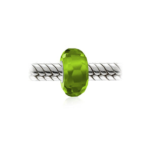 Murano Solid Glass Sterling Silver Bead Charm Spacer More Colors