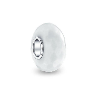 Murano Solid Glass Sterling Silver Bead Charm Spacer More Colors