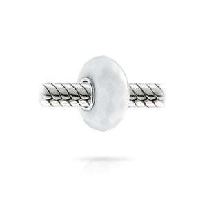 Murano Solid Glass Sterling Silver Bead Charm Spacer More Colors