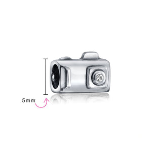 Digital Camera Photography Photo Charm Bead 925 Sterling Silver