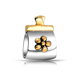Clutch Purse Pocketbook Handbag Charm Bead 925 Sterling Silver - Joyeria Lady