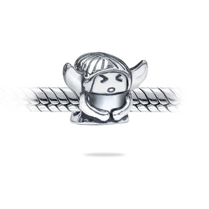 Guardian Angel Inspirational Bead Charm 925 Sterling Silver