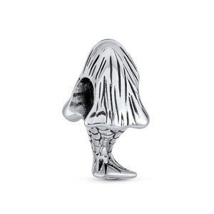 Tropical Vacation Nautical Siren Mermaid Charm Bead Sterling Silver