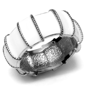 TK039 - High polished (no plating) Stainless Steel Ring with No Stone - Joyeria Lady