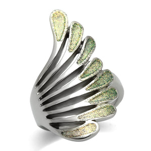 TK1001 - High polished (no plating) Stainless Steel Ring with No Stone - Joyeria Lady