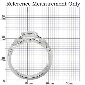 TK160 - High polished (no plating) Stainless Steel Ring with No Stone