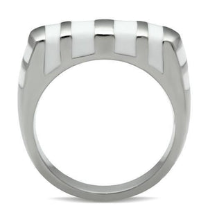 TK231 - High polished (no plating) Stainless Steel Ring with No Stone