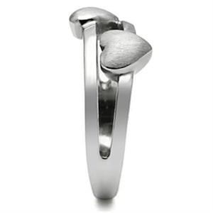 TK398 - High polished (no plating) Stainless Steel Ring with No Stone