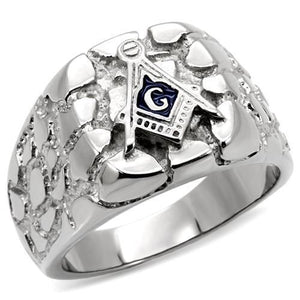 TK8X039 High polished (no plating) Stainless Steel Ring with No Stone in No Stone - Joyeria Lady