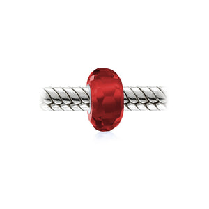 Murano Solid Glass Sterling Silver Bead Charm Spacer More Colors