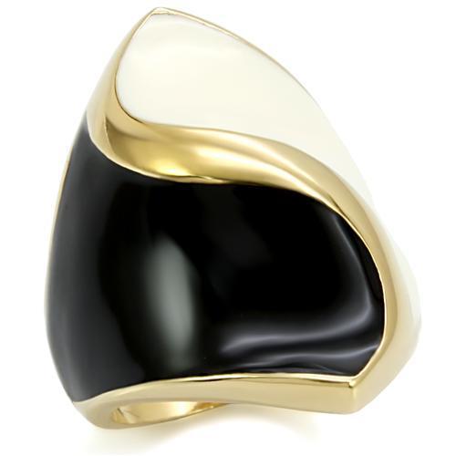 1W151 Gold Brass Ring with No Stone in No Stone - Joyeria Lady