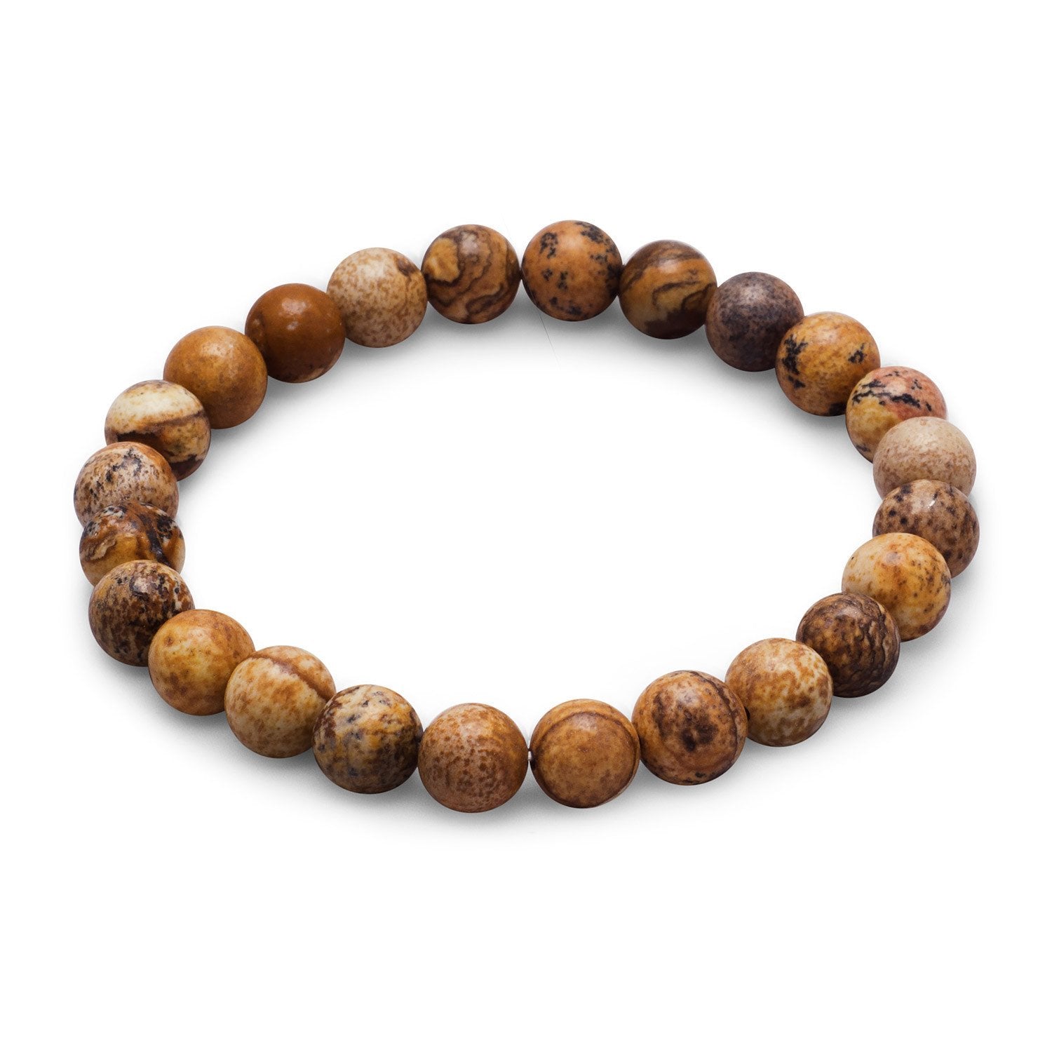 Picture Jasper Stretch Bracelet - Joyeria Lady