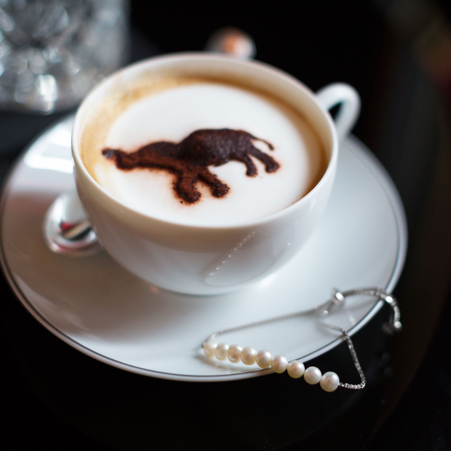 Rhodium Plated Cultured Freshwater Pearl Bolo Bracelet - Joyeria Lady