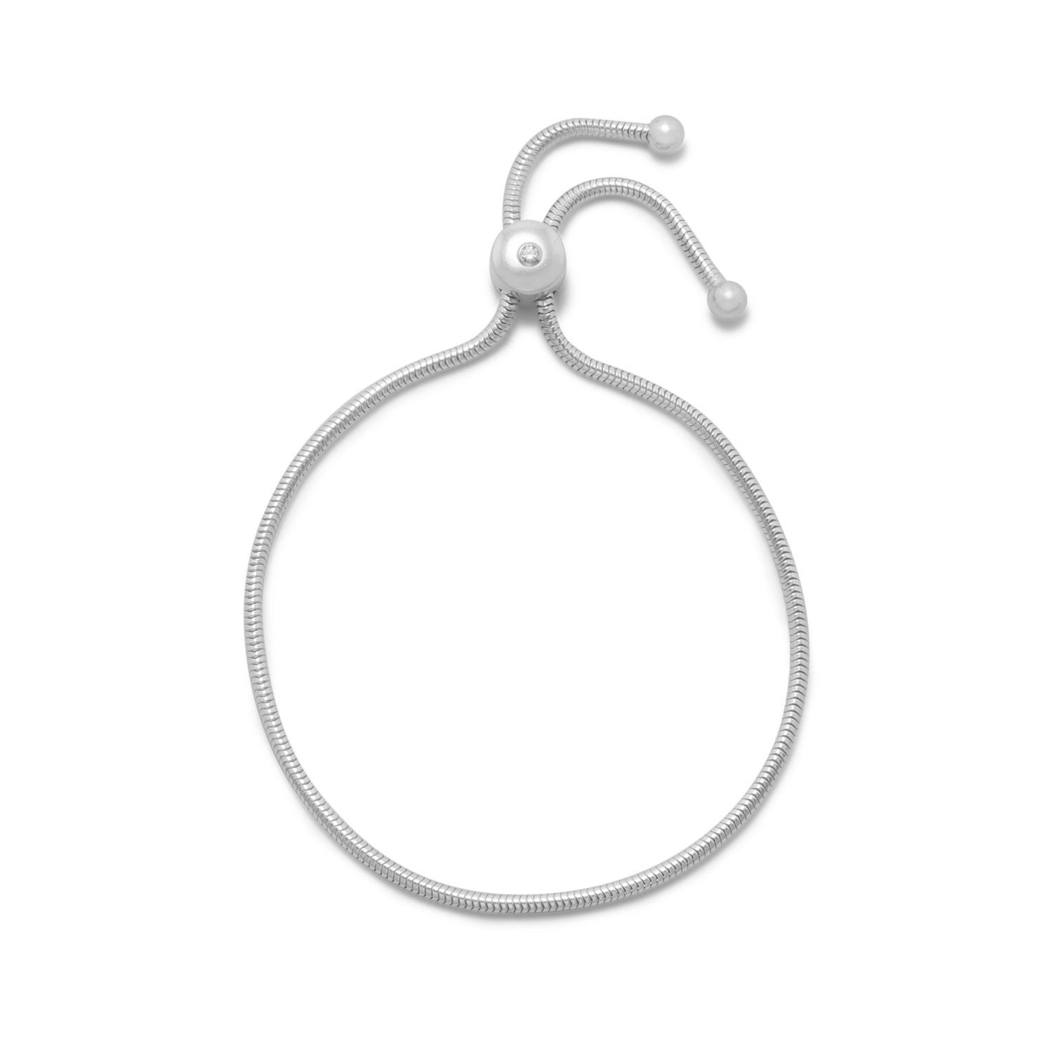 Adjustable Charm Capable Bolo Bracelet - Joyeria Lady