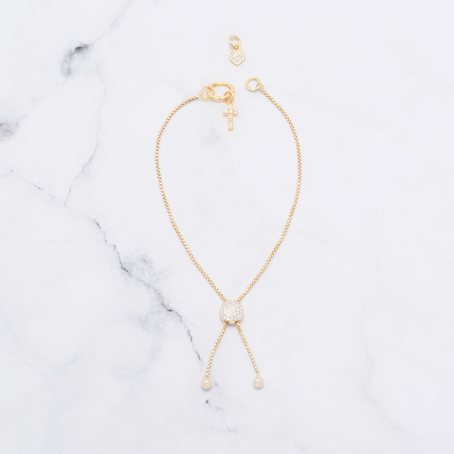 14 Karat Gold Plated Adapter Component - Joyeria Lady