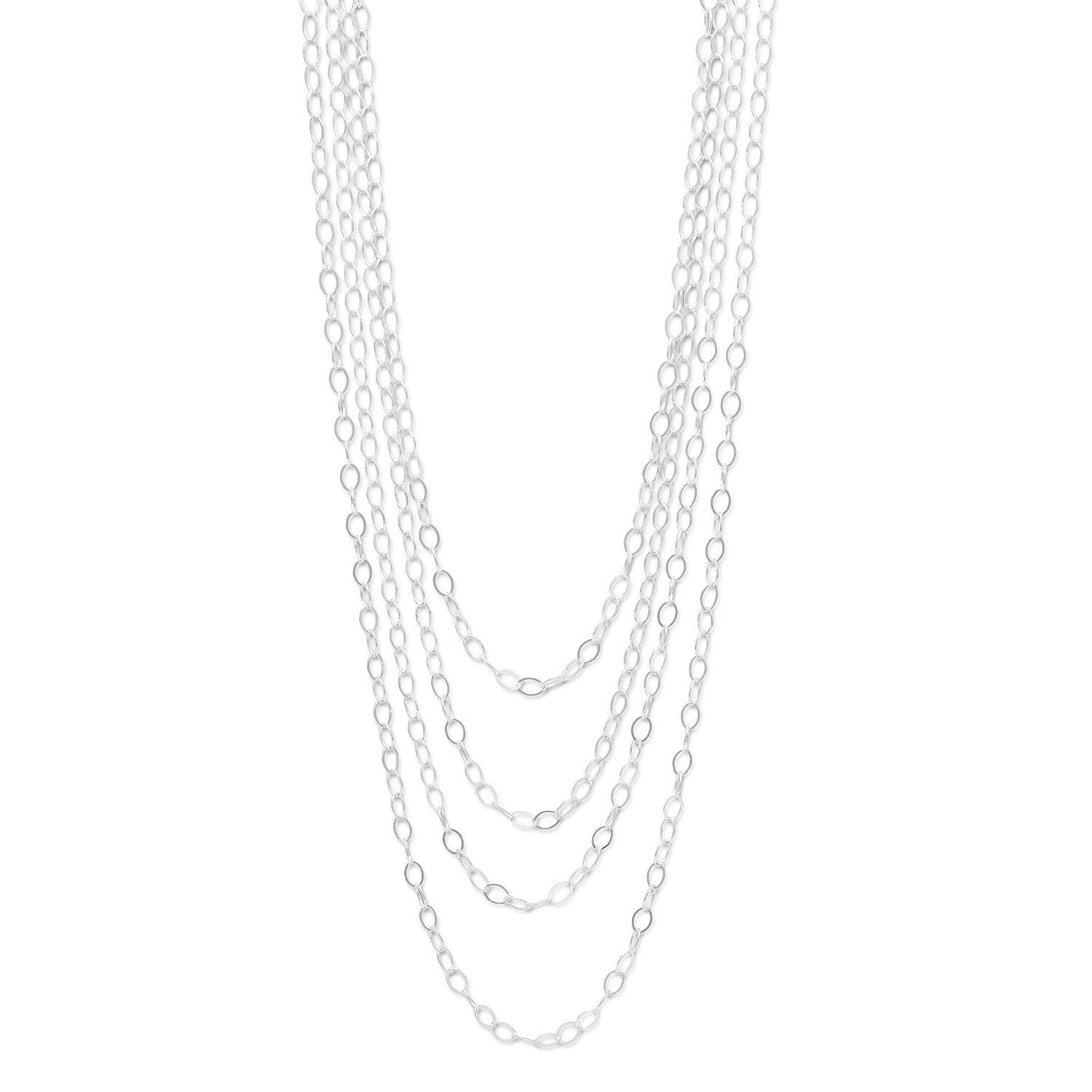 100" Open Link Cable Necklace - Joyeria Lady
