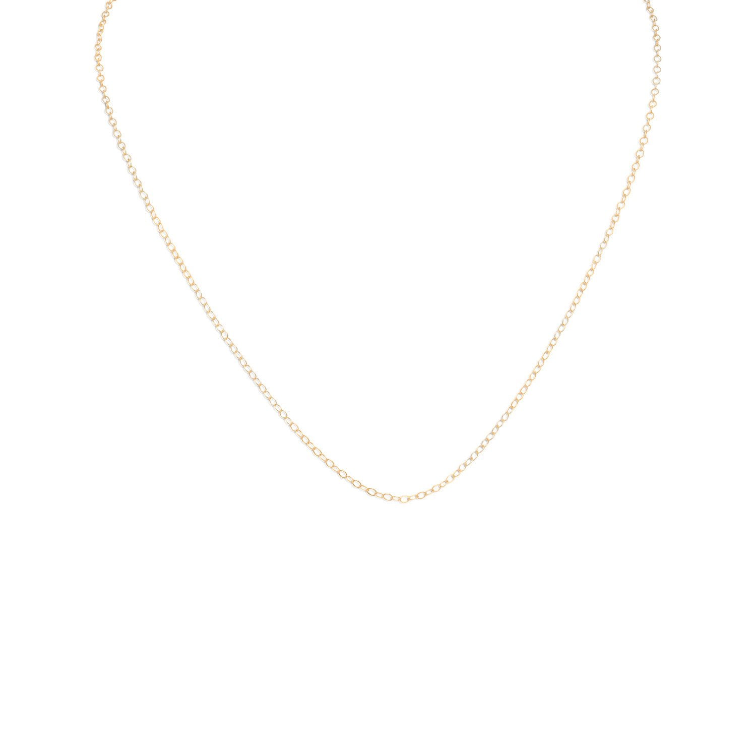 13"+1" 14/20 Gold Filled Cable Chain - Joyeria Lady