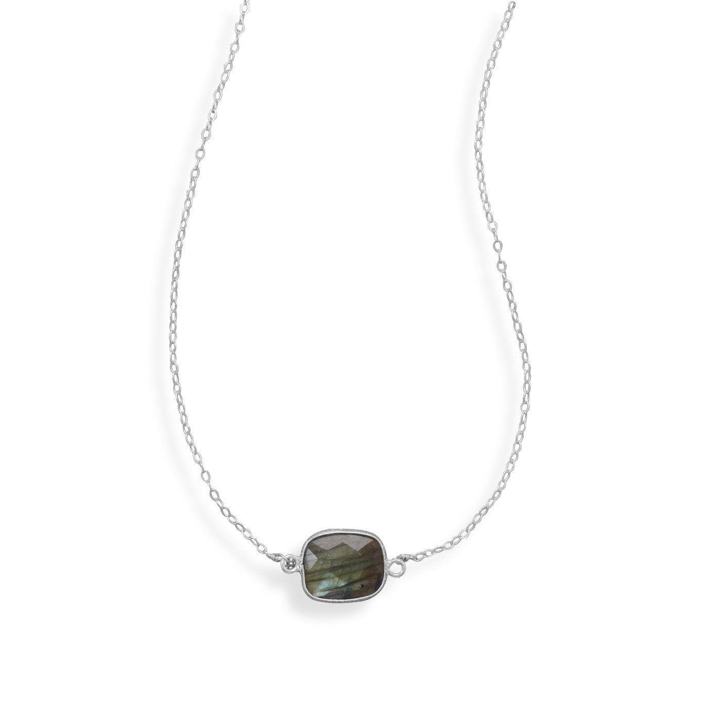 16"+2" Labradorite Necklace - Joyeria Lady