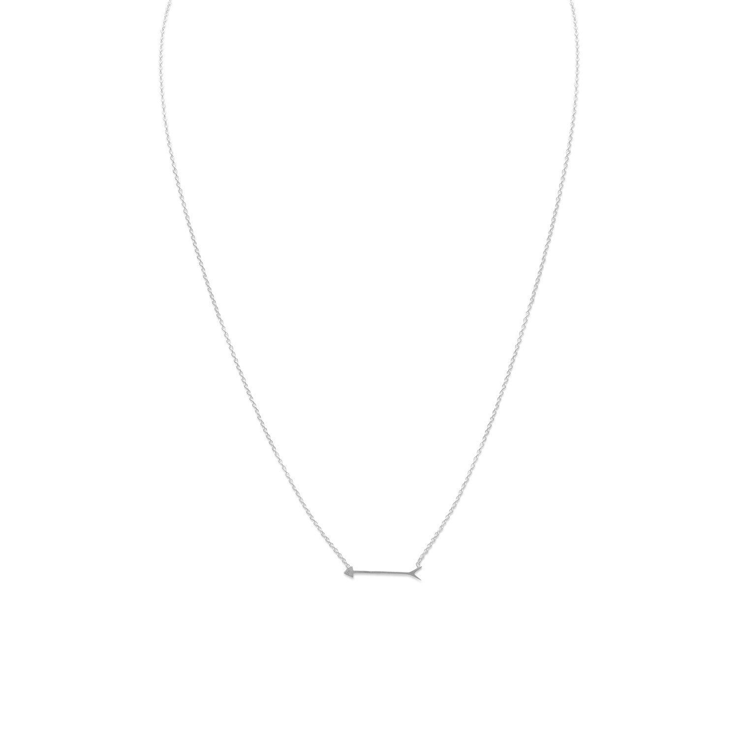 16" + 2" Arrow Design Necklace - Joyeria Lady