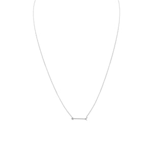 16" + 2" Arrow Design Necklace - Joyeria Lady