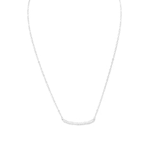 Faceted Clear Quartz Bead Necklace - April Birthstone - Joyeria Lady