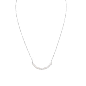 Cultured Freshwater Pearl Necklace - June Birthstone - Joyeria Lady