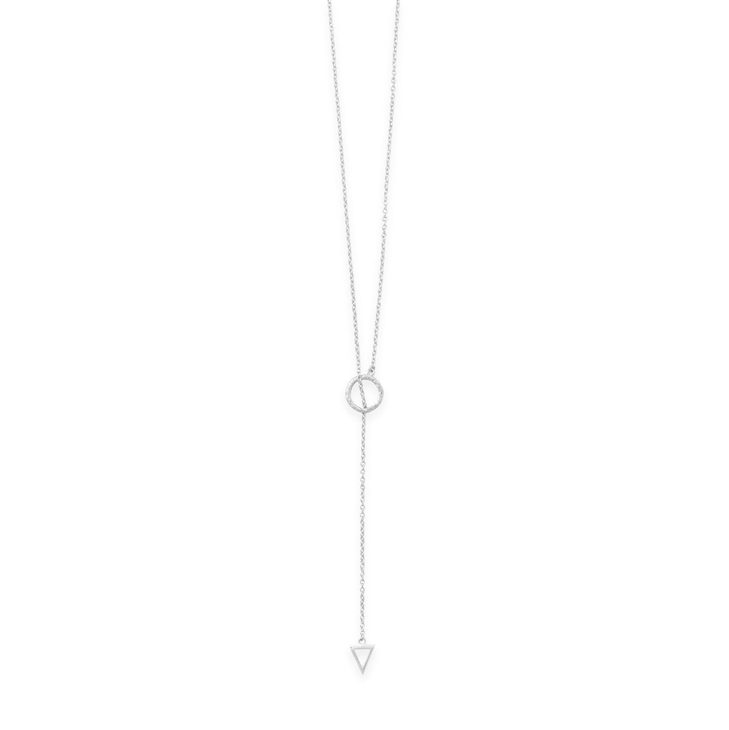 24" Multishape Lariat Necklace - Joyeria Lady