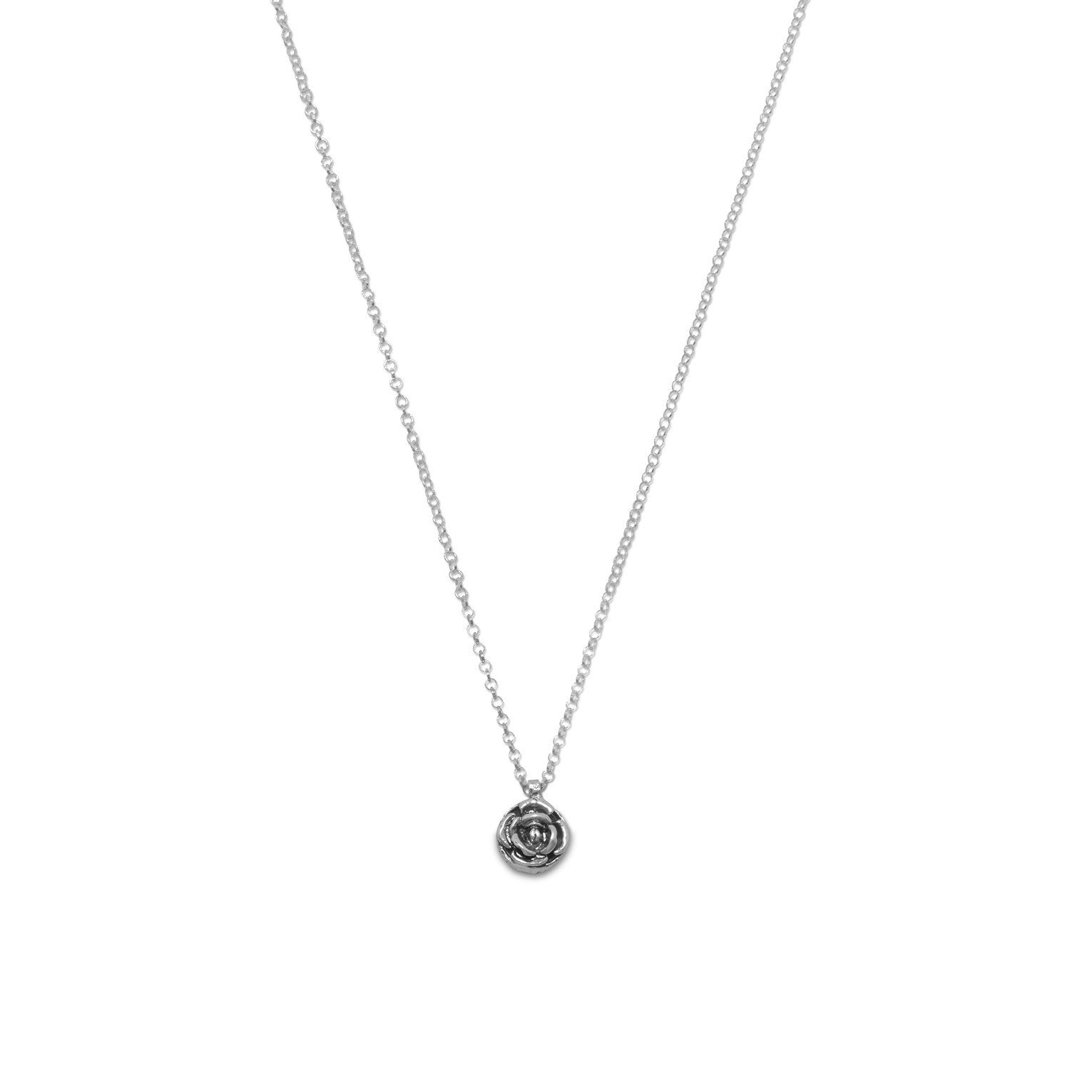 Reversible Ancient Roman Glass and Flower Design Necklace - Joyeria Lady