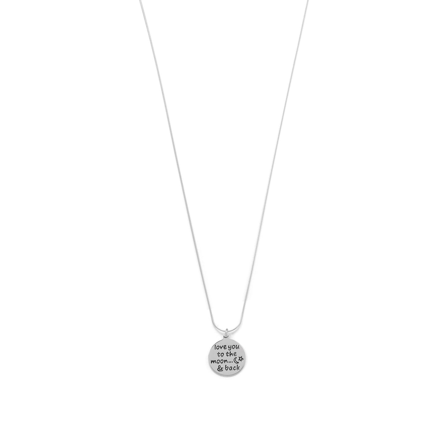 "Love You To The Moon And Back" Necklace - Joyeria Lady