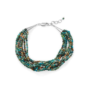 Fabulous Natural Turquoise Bracelet - Joyeria Lady