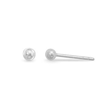 3mm Ball Stud Earrings - Joyeria Lady
