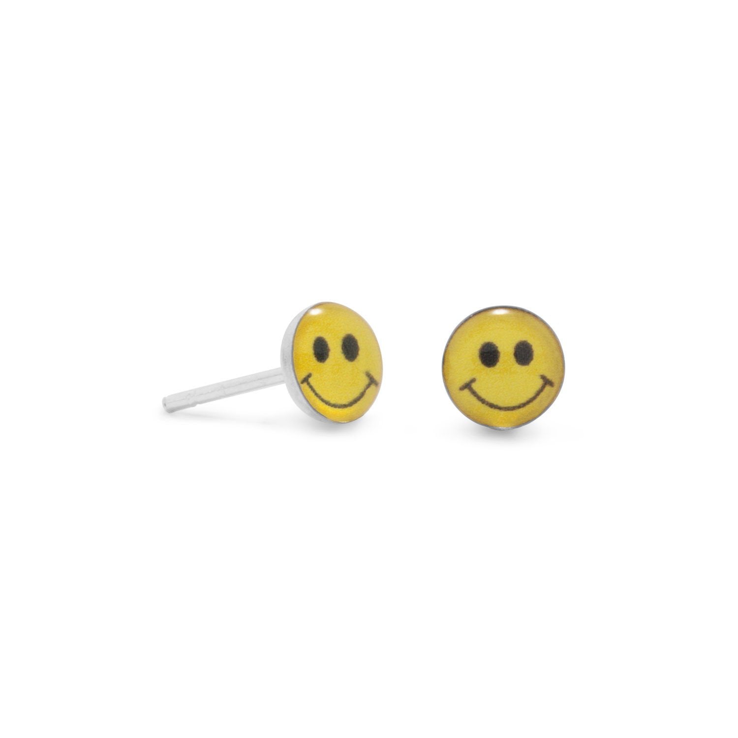 Smiley Face Earrings - Joyeria Lady