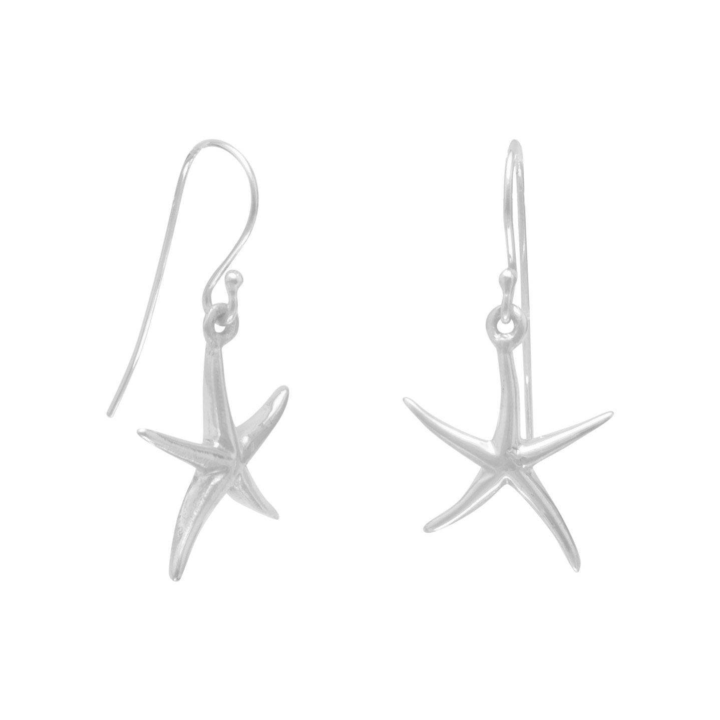 Starfish French Wire Earrings - Joyeria Lady