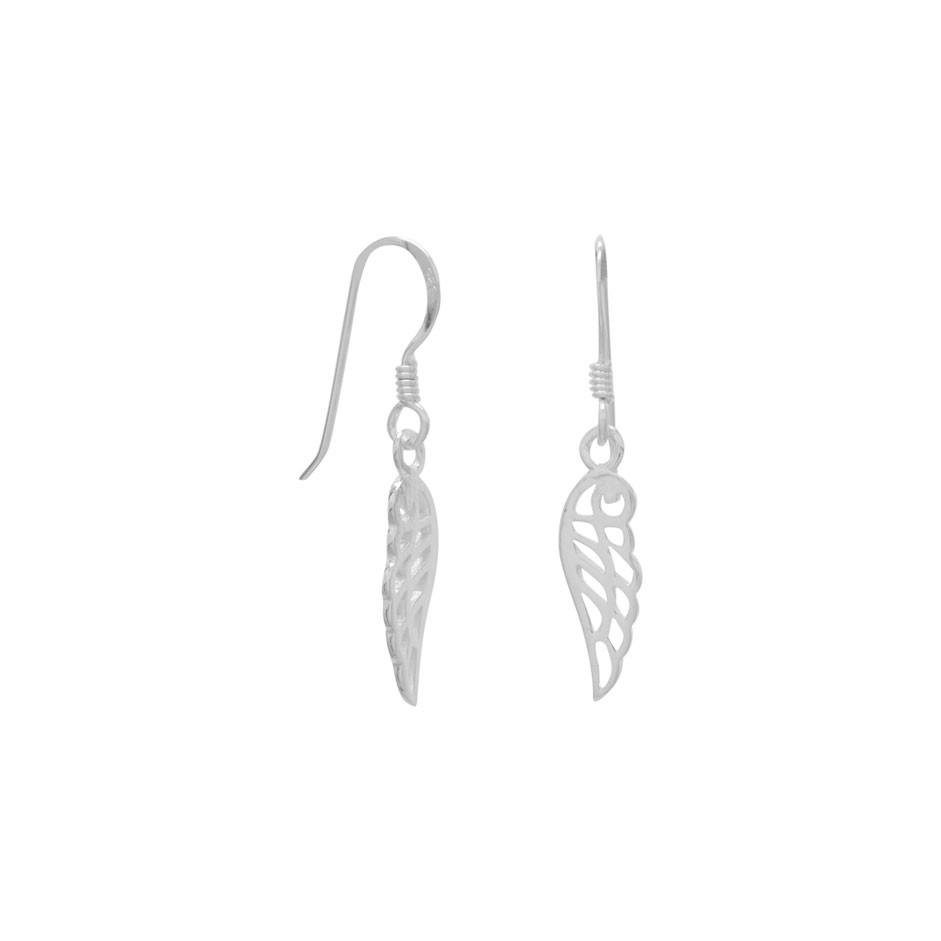 Polished Angel Wing Earrings - Joyeria Lady