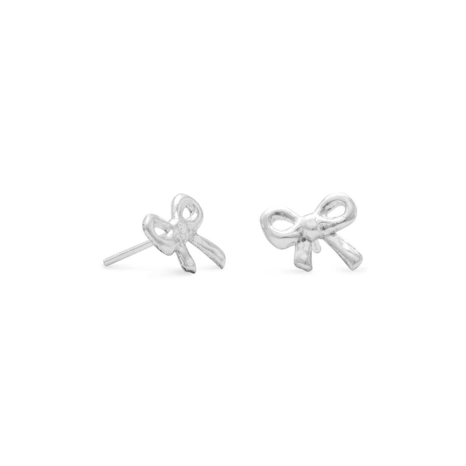 Polished Bow Earrings - Joyeria Lady