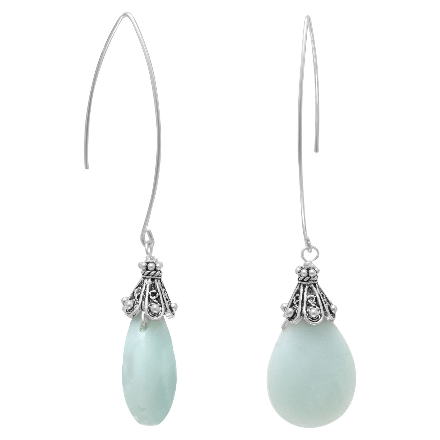Baila Luna Mint Drop Earrings - Joyeria Lady