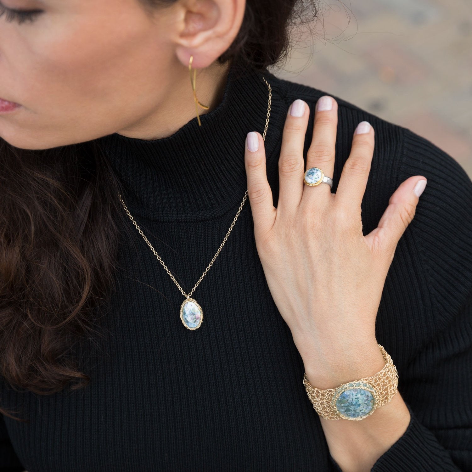 14 Karat Gold Plated Flat Long Wire Earrings - Joyeria Lady