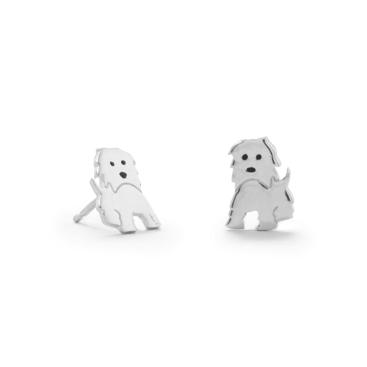 Polished Puppy Earrings - Joyeria Lady